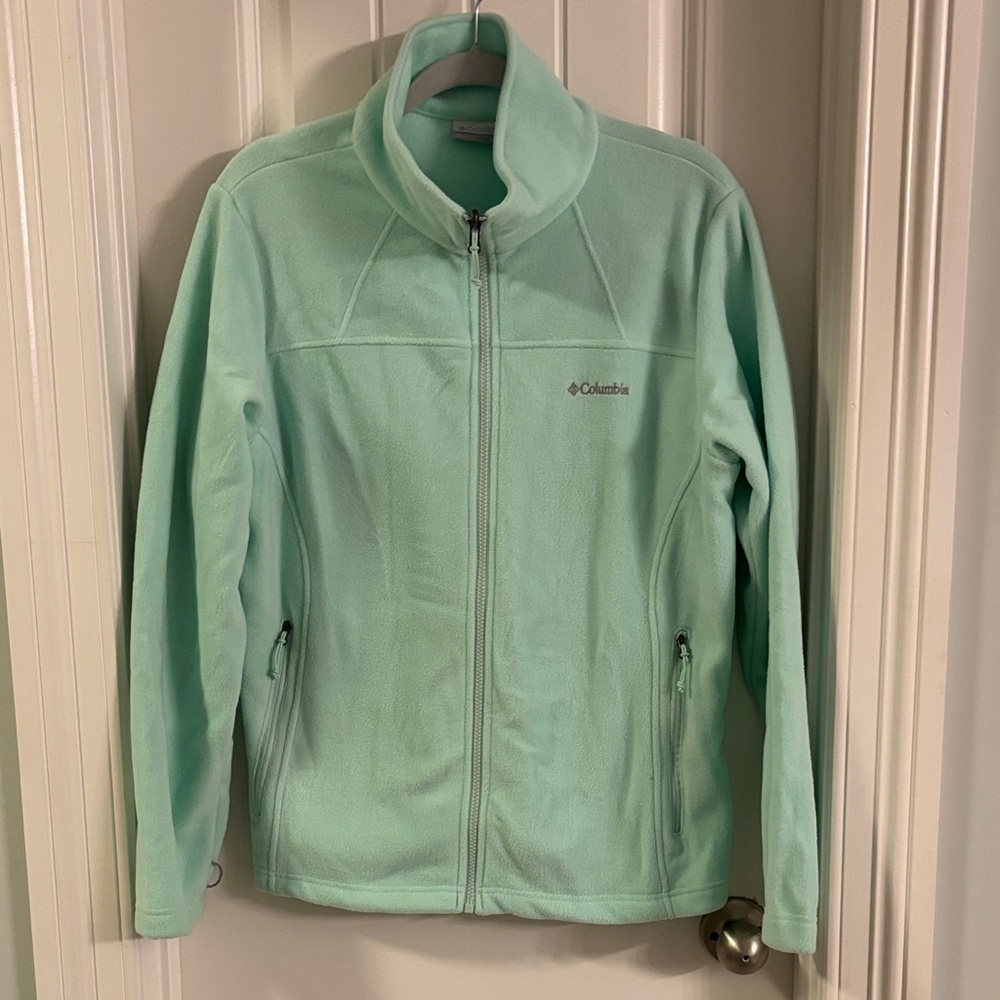 Columbia Women's Mint Green Fleece Jacket
